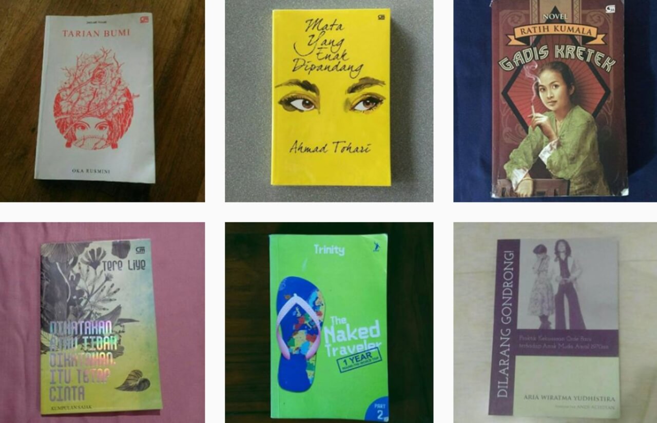 Beberapa rekomendasi buku bisa lo lihat di feed Instagram Pecandu Buku